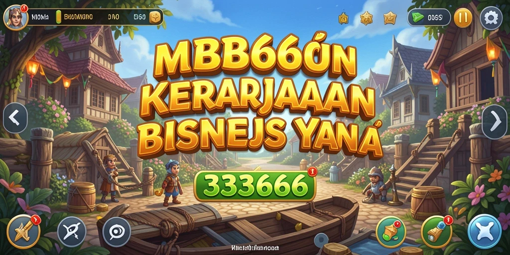 Tampilan utama gameplay 333666 yang seru dan mendebarkan.