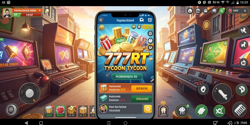Tampilan gameplay Tycoon yang menantang dan menarik.