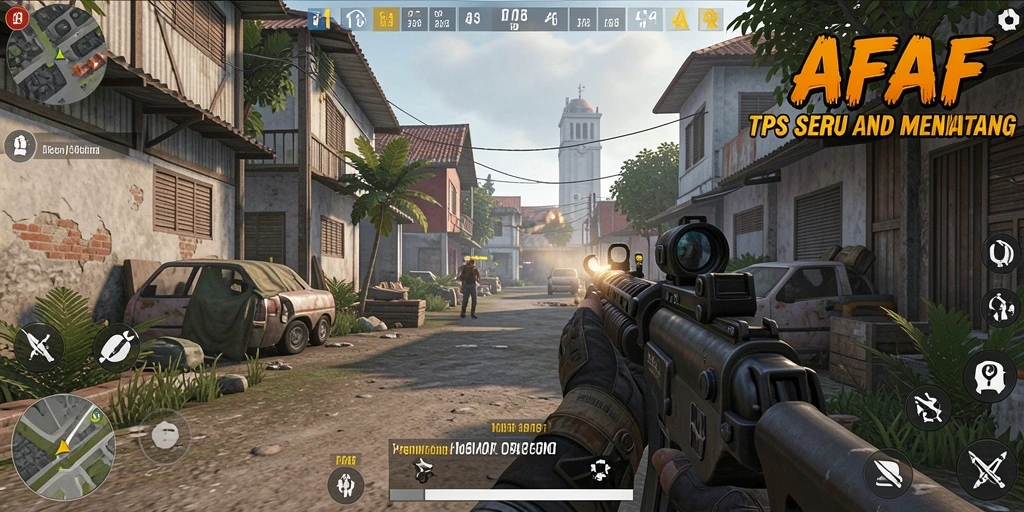 Tampilan gameplay AFAF yang penuh aksi dan keseruan.