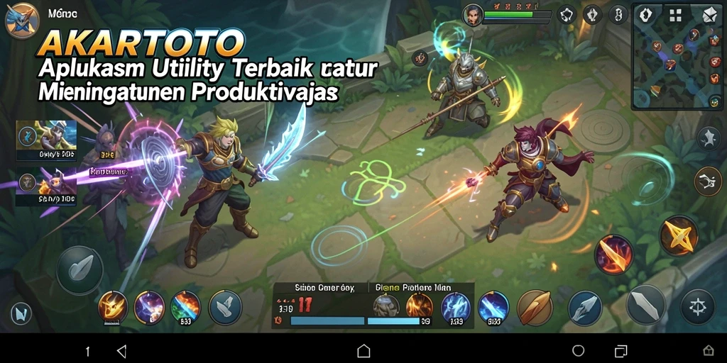 Tampilan aplikasi AKARTOTO yang menarik dan mudah digunakan.