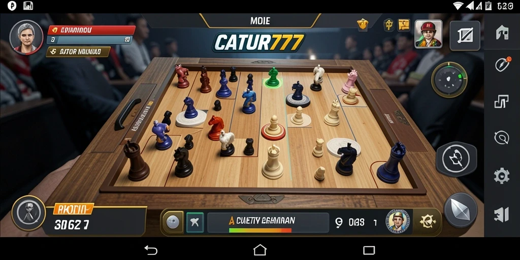 Tampilan antarmuka intuitif dari CATUR777 yang mempermudah pengguna.