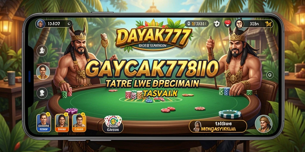 Tampilan menarik dari gameplay Live Casino di DAYAK777.