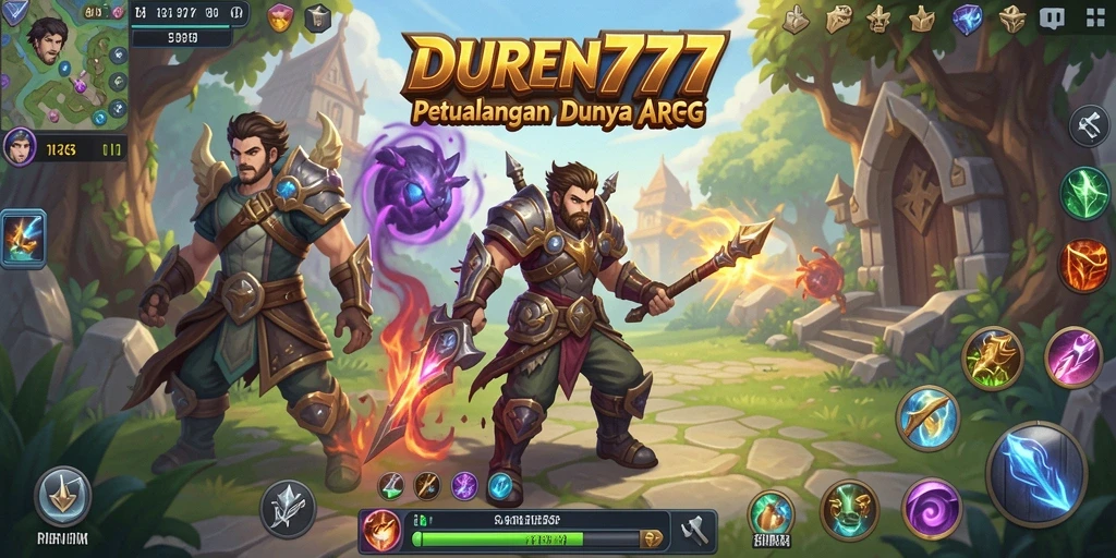 Gameplay DUREN777 yang penuh aksi ARPG yang seru.