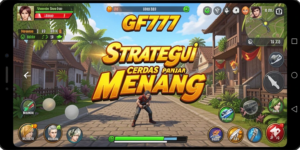 Tampilan gameplay GF777 menunjukkan pertempuran strategis yang mendebarkan.