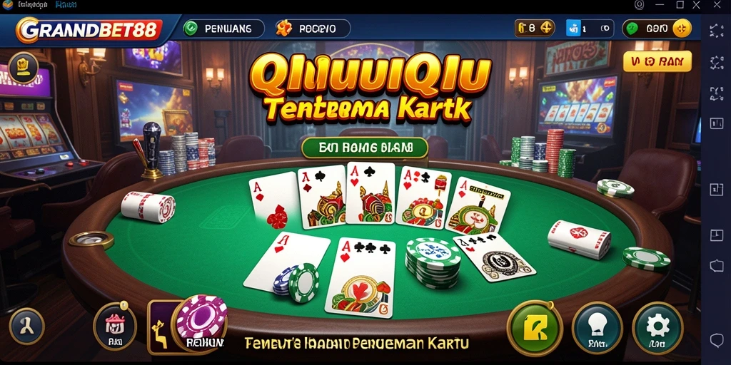 Tampilan gameplay QiuQiu yang seru di GRANDBET88.
