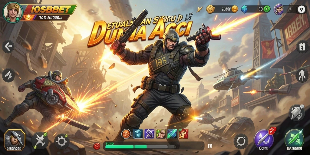 Tampilan gameplay seru dalam IOSBET dengan aksi mendebarkan.