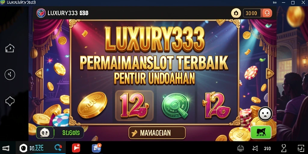 Tampilan permainan Slot LUXURY333 dengan berbagai tema menarik.