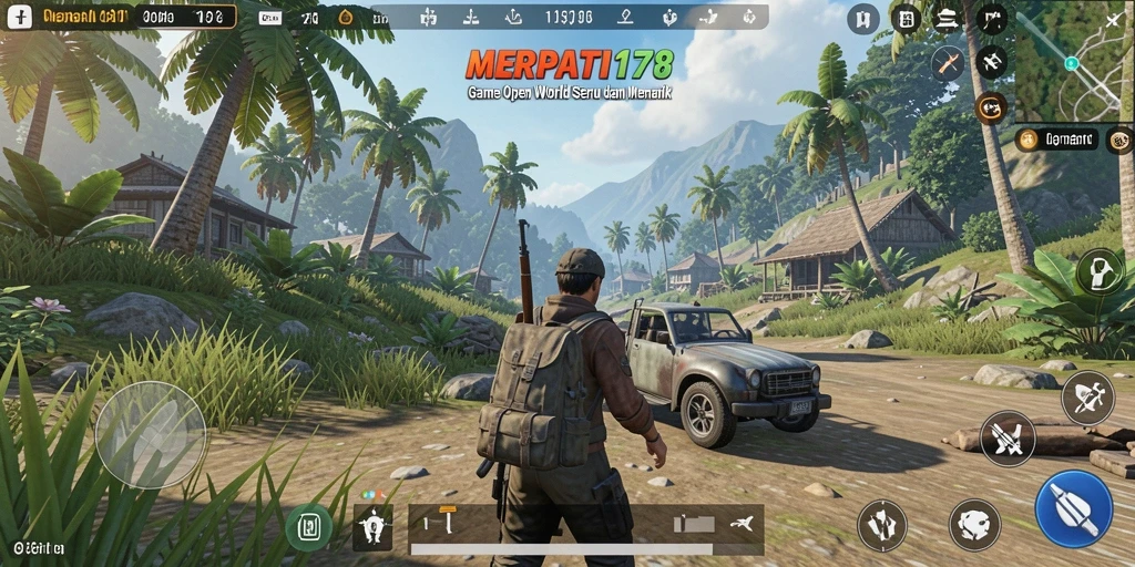 Tampilan gameplay seru dari MERPATI178 dalam dunia Open World.