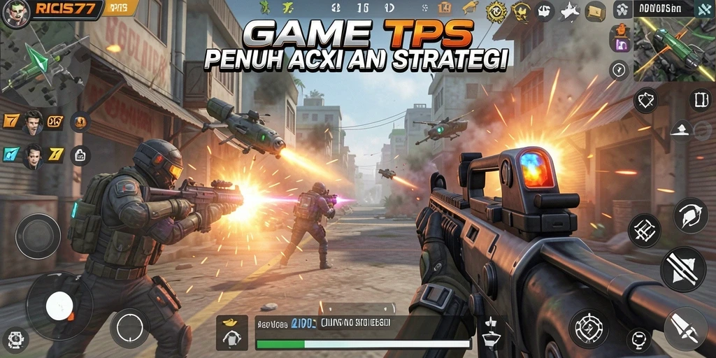 Tampilan gameplay TPS RICIS77 yang mendebarkan dan penuh aksi.